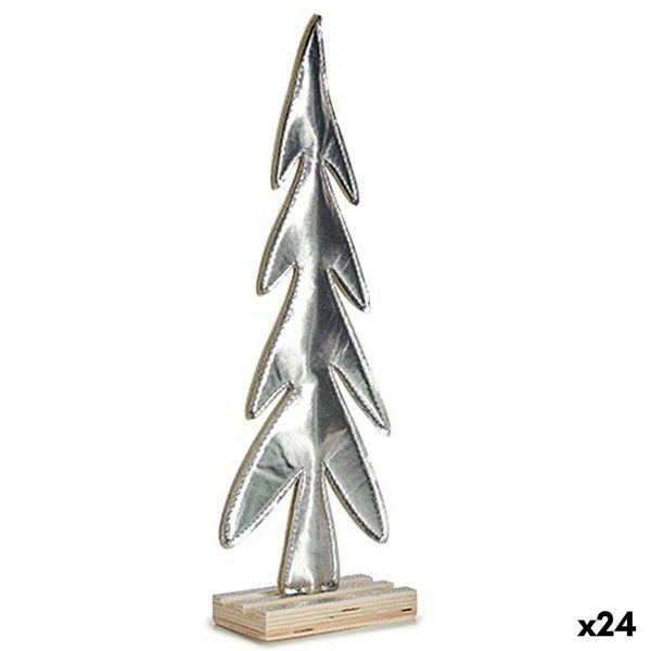 Figurine Décorative Sapin de Noël Gris Bois 5 x 32,5 x 11,5 cm (24 Unités) - Sapin Belge