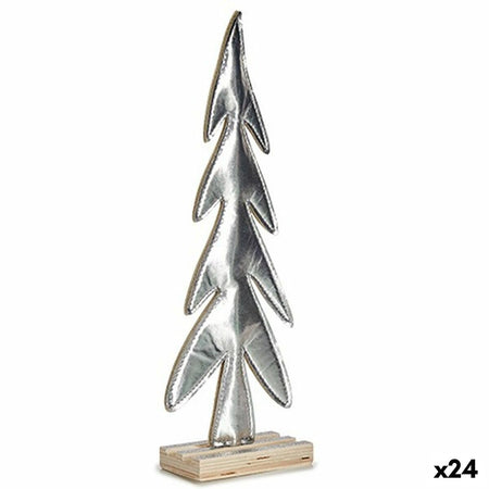 Figurine Décorative Sapin de Noël Gris Bois 5 x 32,5 x 11,5 cm (24 Unités) - Sapin Belge