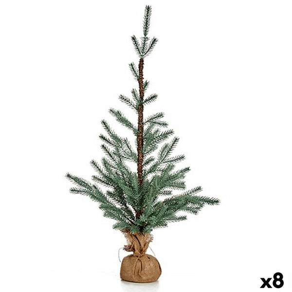 Sapin de Noël Marron Vert Plastique 25 x 93 x 60 cm (8 Unités) - Sapin Belge