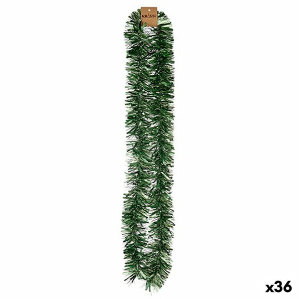 Guirlande de Noël guirlande Vert Plastique 11 x 11 x 200 cm (36 Unités) - Sapin Belge