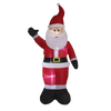 Père Noël gonflable rouge led - l102xw48xh183cm - Sapin Belge